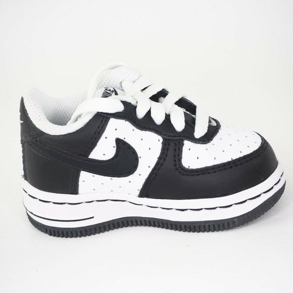 Nike Air Force One TD Toddler Shoes White/Black - Picture 4 of 12